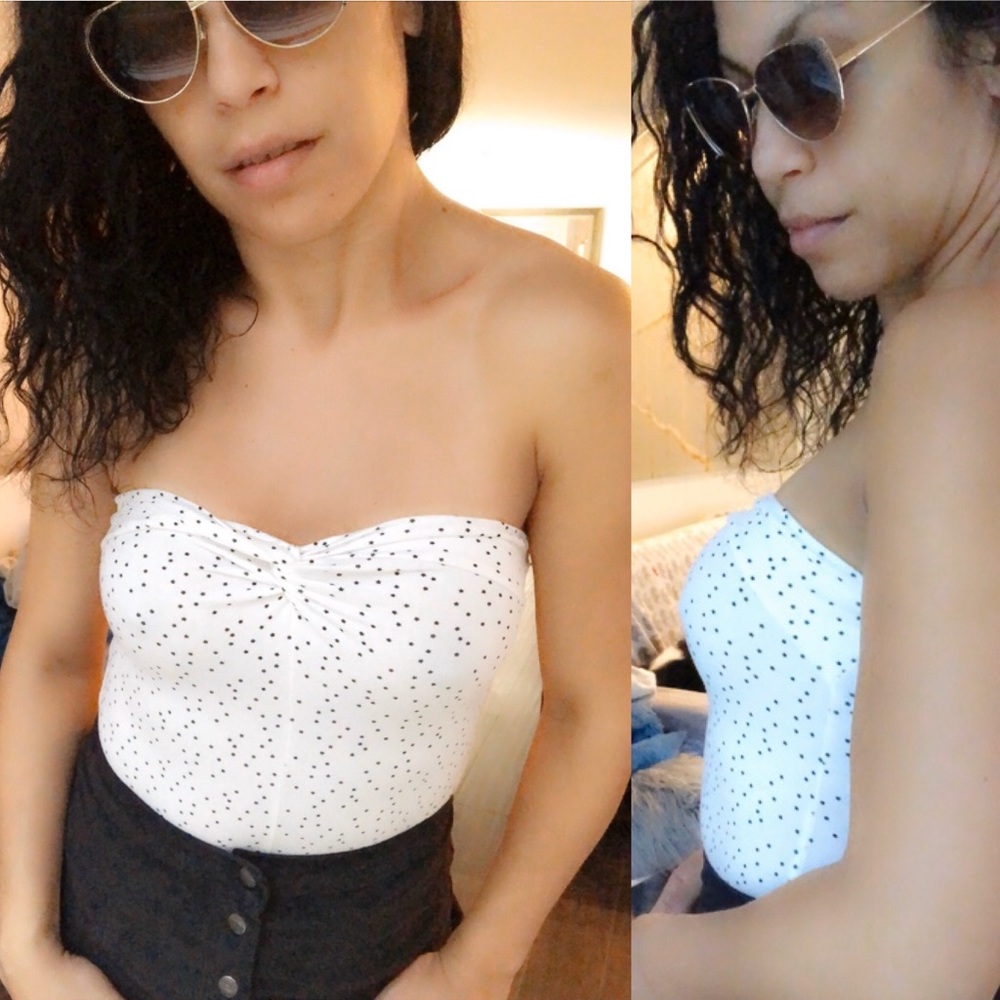SZ S Strapless Forever 21 Bodysuit